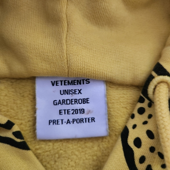 VETEMENTS Don't Tread On Me Hoodie 2019 Rare - Picture 6 of 6
